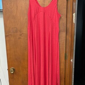 HALARA Vibrant Red Maxi Dress
